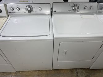 Maytag set washer and dryer gas good condition we delivery