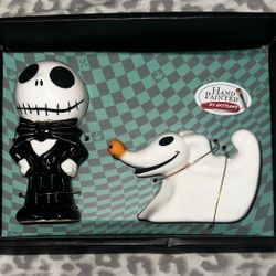 Nightmare Before Christmas Jack & Zero Salt & Pepper Shaker Halloween