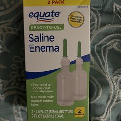 Saline enema 2 pack