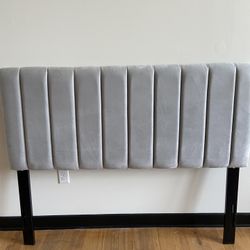 Queen Gray Headboard 