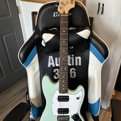 Squire Mustang In Surf Green 