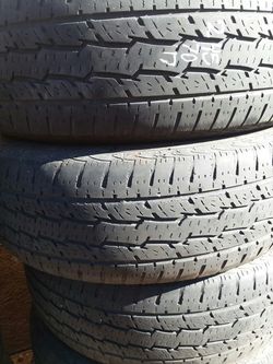 245 70 17 four general grabbler tires $20 each