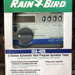 RAINBIRD AUTOMATIC WATER SPRINKLER 8 STATION 