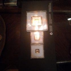 50 G: 5G: 1G, Three Piece Fine Silver Made In Germany 