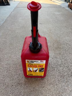 One gallon gas can