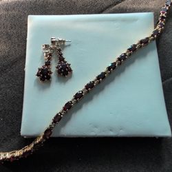 Bracelet and Earrings 