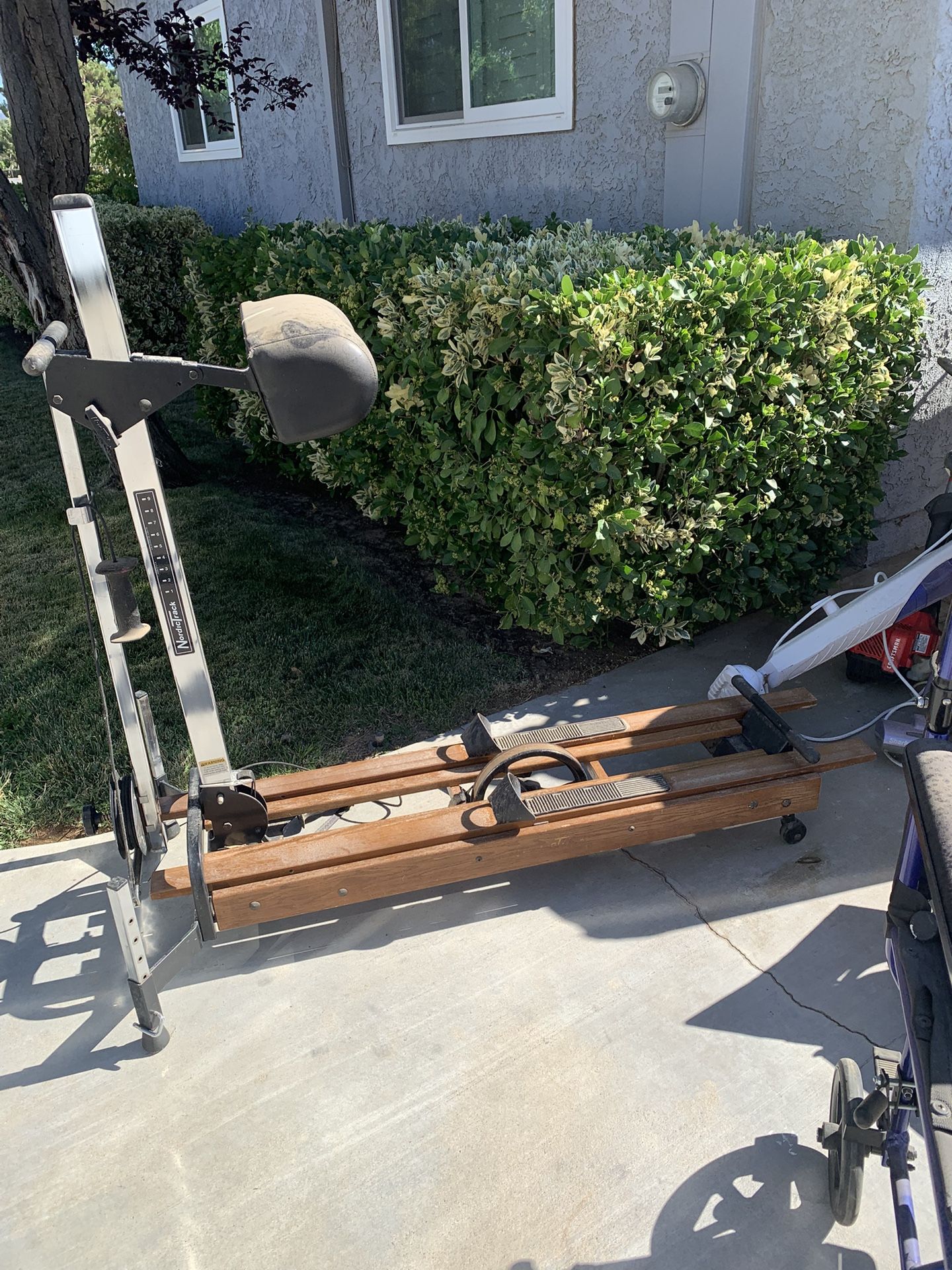 Nordic Track Exercising Skier