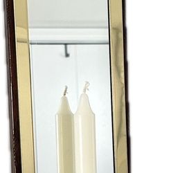Elegant Wall Sconce w/Mirror & Candle