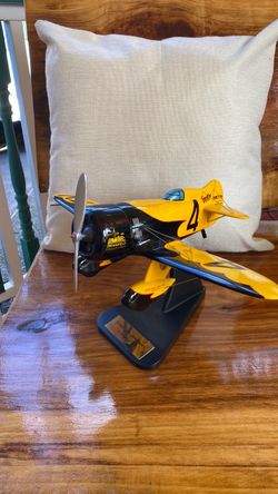 Model Airplane on a Stand