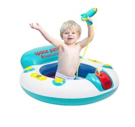 UFO Inflatable Buoy for Kids | Baby Mud Gift for Swimming Children in Summer | Fun Boat Shaped Floats for Boys Girls and Children