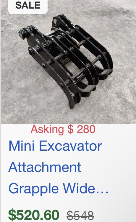 Mini Excavator Attachments 