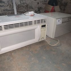 Large Microwave and Window A/c