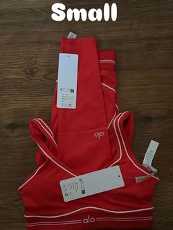 Red Alo legging set