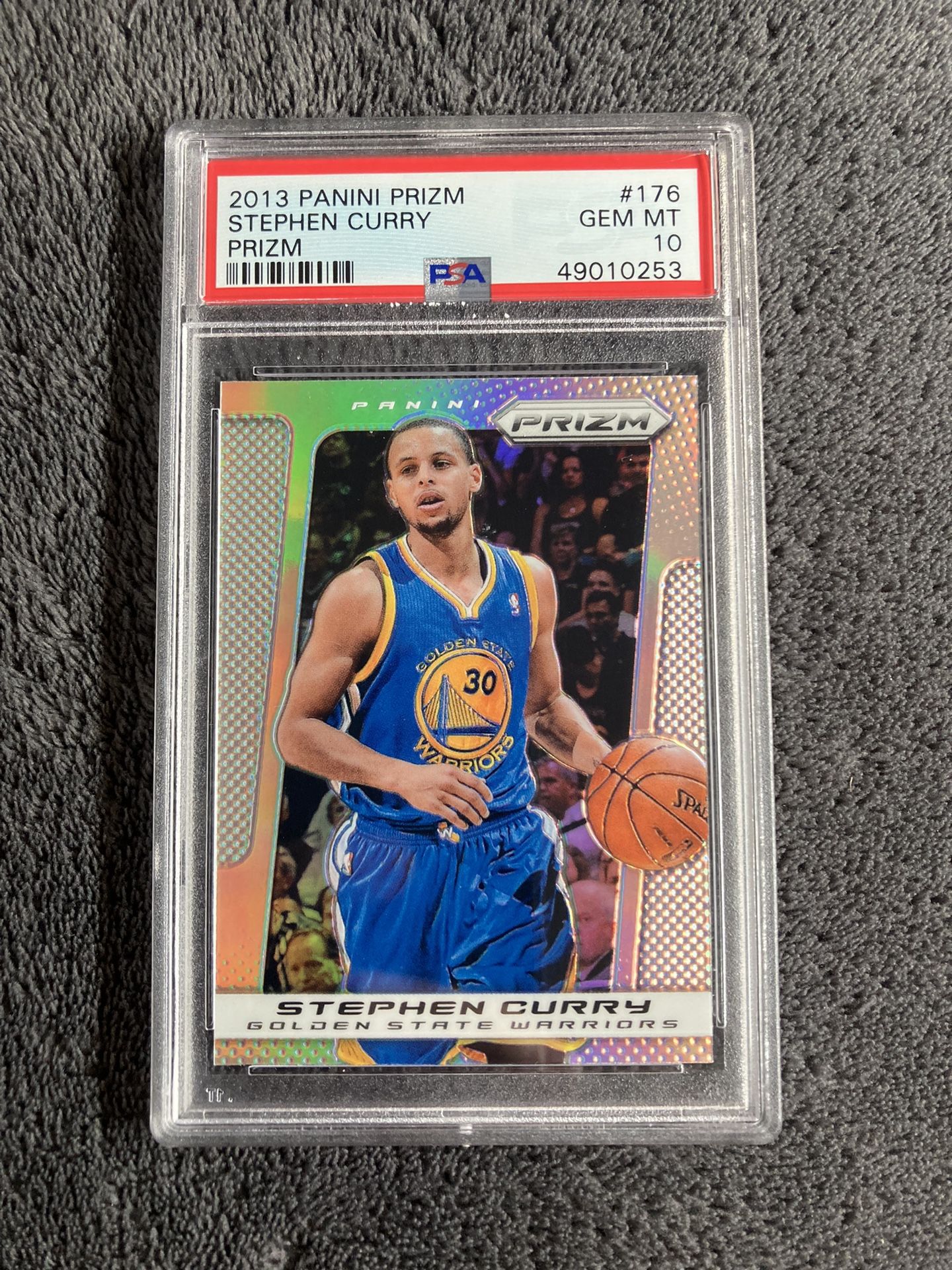 2013 Select Silver Prizm Stephen Curry PSA 10