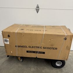 Flynama Four Wheels Compact Travel Mobility Scooter with 300w Motor- Chrome Model #L-P198329  $1655 plus tax at Lowe's website new still in the box