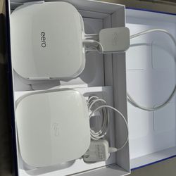 2 eero pro 6 with 1 mount WiFi Router 