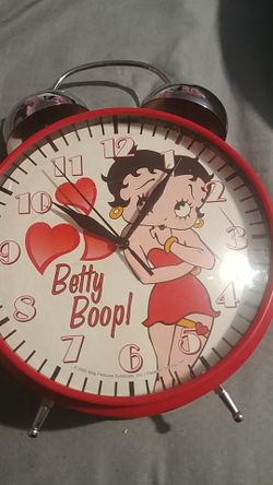 Betty Boop Clock