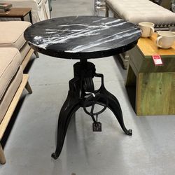 Weston Metal End Table Adjustable