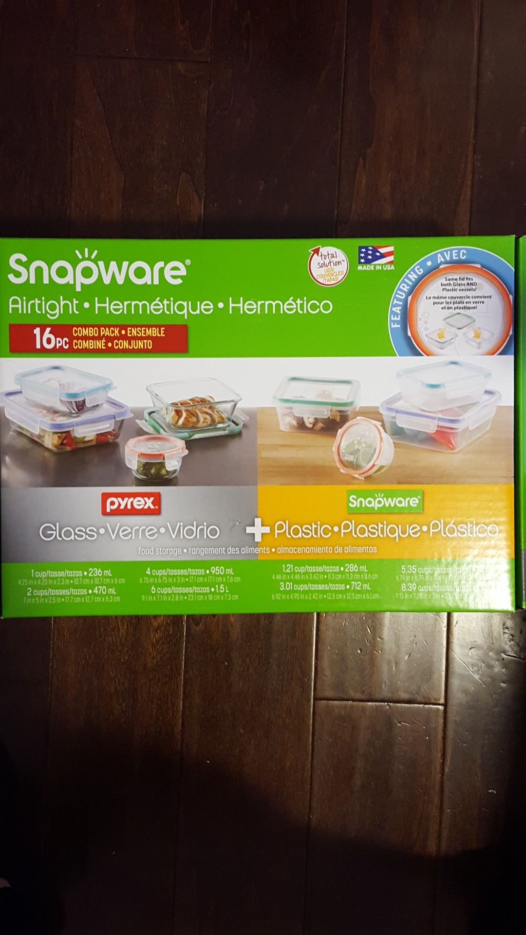 Snapware Pyrex 16 pc