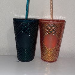Starbucks Two Grande Holiday 2021 Tumblers