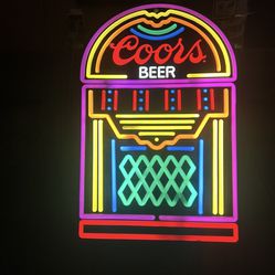 1980s coors neon sign 