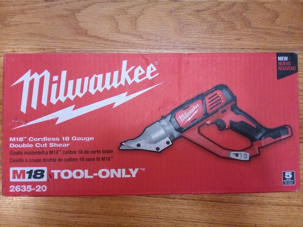 Milwaukee M18 18 Gauge Double Cut Metal Shear