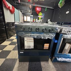 KitchenAid 5 burner Forest green stove