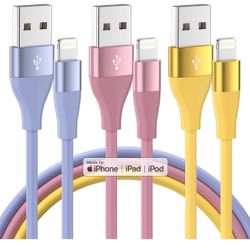 iPhone Charger 3Pack 10FT Apple MFi Certified Lightning Cable Fast Charging iPhone Charger Cord Compatible with iPhone 14 13 12 11 Pr