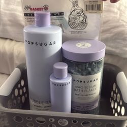 Gift Set Popsugar Lavender Vanilla Gift Basket New