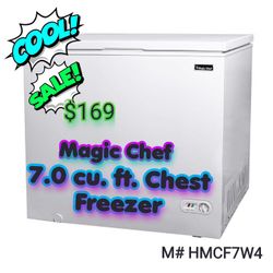7.0 cu. ft. Chest Freezer
Magic Chef HMCF7W4