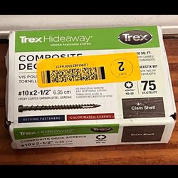 Trex #10 x 2-1/2-in Composite Deck Screws (75-Per Box) 