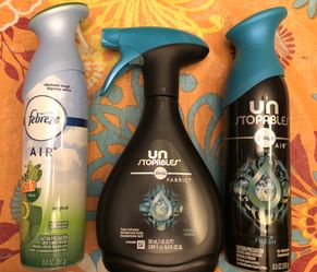 3 Febreze: 2 Unstoppable + 1 Febreze Air: 3 for $10