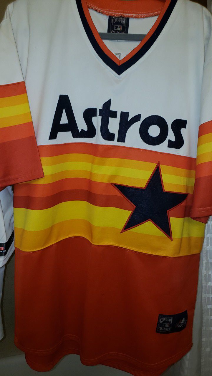 J.R. RICHARD Houston Astros 1980 Majestic Cooperstown Throwback