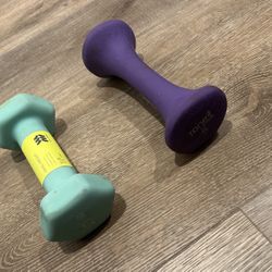 2 X 5 lb Dumbbells 