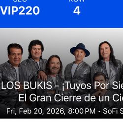 Bukis Concert Tickets 