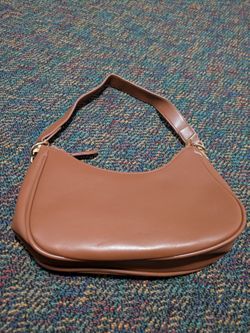 Brown Leather Shoulder Bag