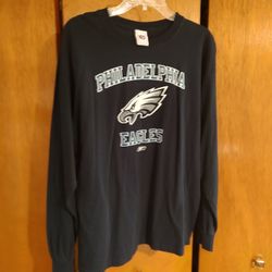 PHILADELPHIA EAGLES SHIRT. SIZE  LARGE.  NEW. PICKUP ONLY.