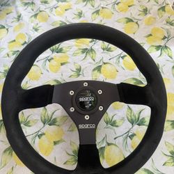 330mm NRG Steering Wheel with Nissan 240sx/D21 adapter hub and 2 1 inch spacers