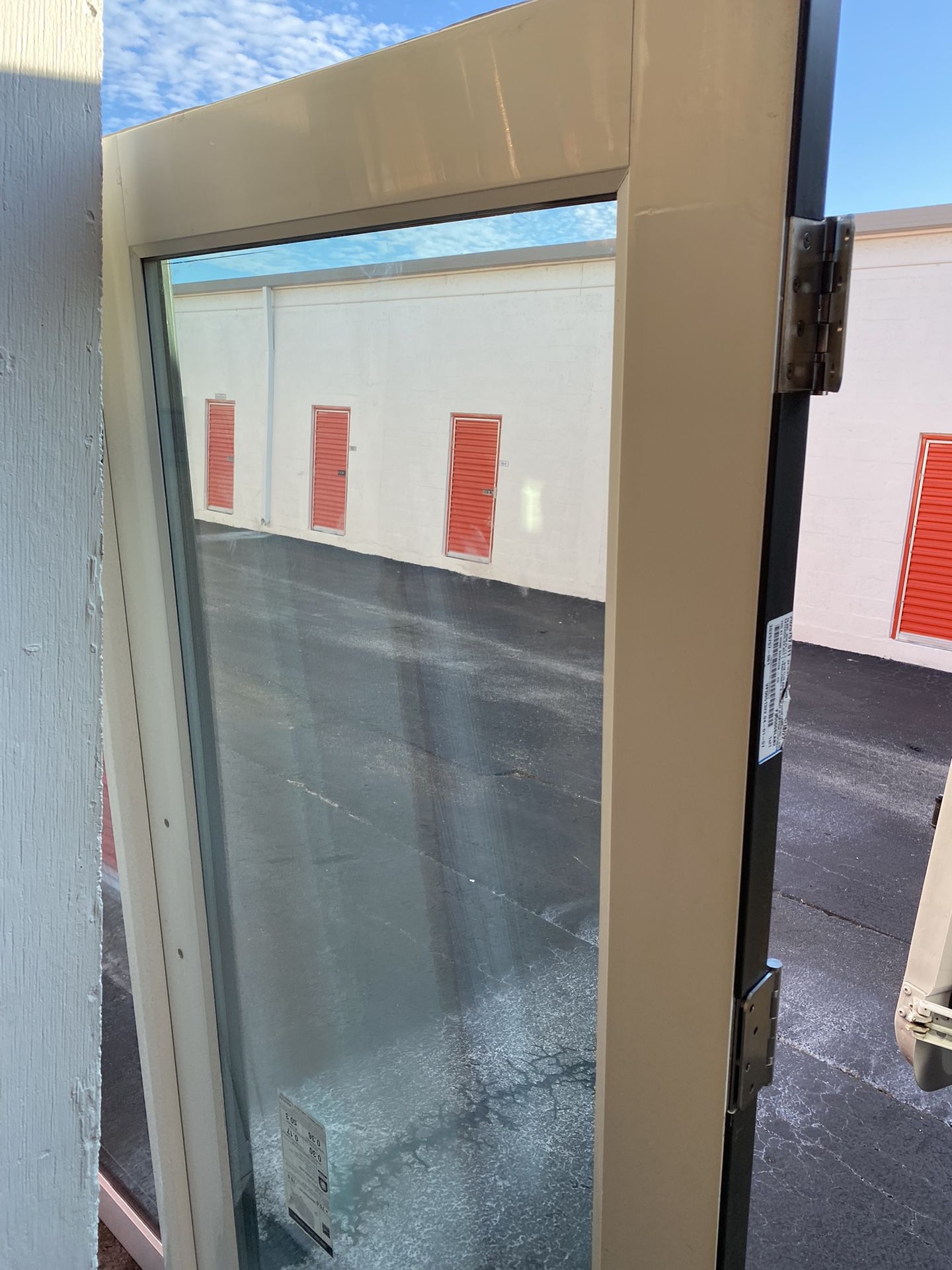 PGT 74x 81 IMPACT DOUBLE ENTRY DOOR SLABS ONLY NO FRAME for Sale in