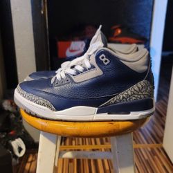 Jordan 3 Georgetown Size 8 $140