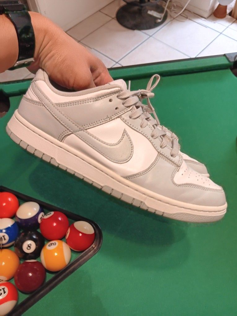 Nike Grey Fog Dunk Size 10.5