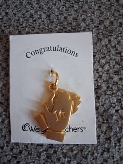 Weight Watchers Gold Tone 16 Charm