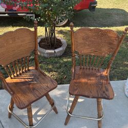 Wooden Bar Stools