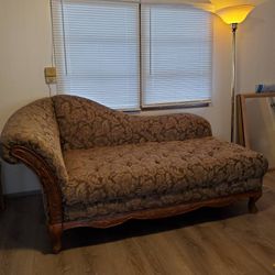 Multi-tone Brown Chaise Sofa