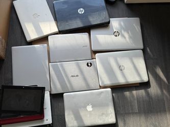 Lot of 12x Laptop Computer Asus, Hp, Acer, Macbook, Lenovo, Chromebook, Ipad FOR PARTS ONLY