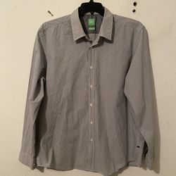 Hugo Boss Button Shirt Long Sleeve Size 2XL Men (Used)