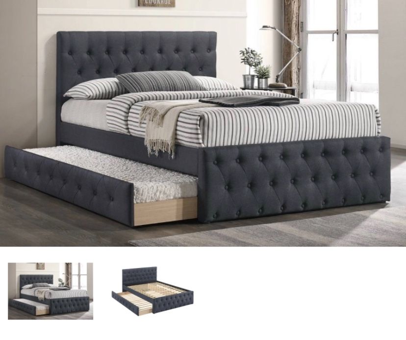 ππ½π Full/Twin Trundle New Beds With Both Mattresses Included