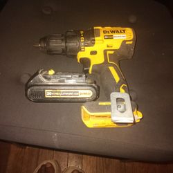 20v Max Brushless  Dewalt Drill & Battery 