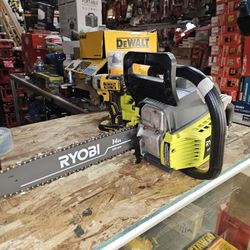 RYOBI GAS 14"IN CHANSAW 