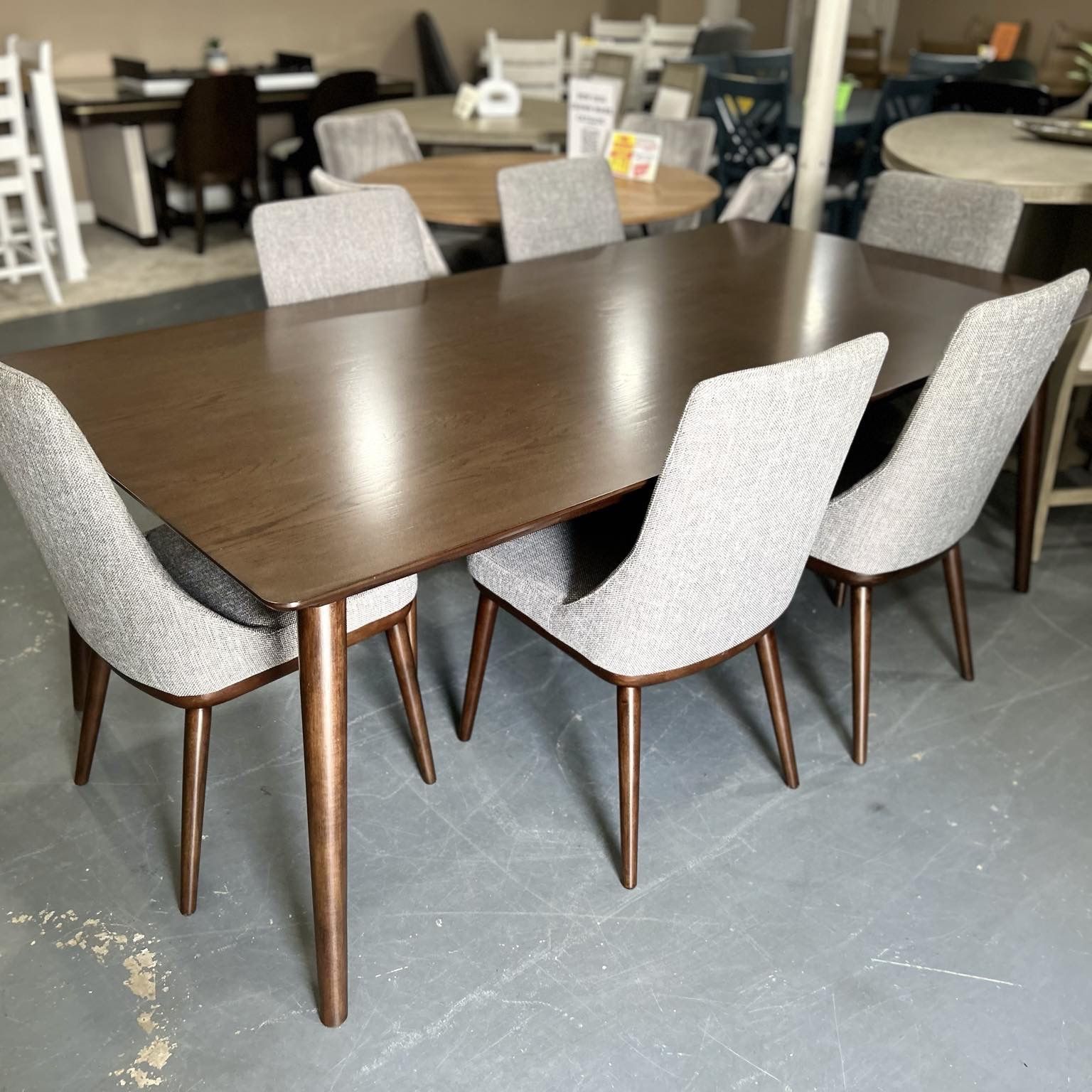 New 7pc Dining Table Set 